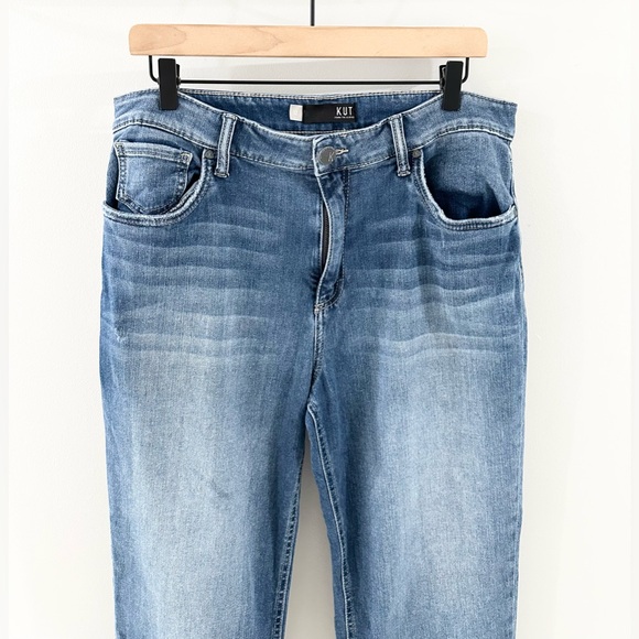 Kut From The Kloth Straight Leg Jeans Size 12 - Picture 3 of 6